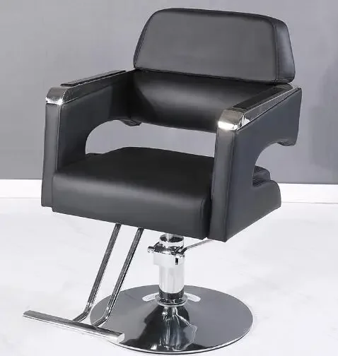 Adjustable High Metal Hair Salon Makeup Chair Cheap Outdoor Equipment Set Includes Essential Barber Shop Salon Furniture