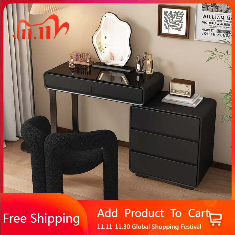 Женская полка, туалетный столик, туалетный столик, уголок для ногтей, европейская система, туалетный столик, динамик, красота, дерево, Vestidores, мебель