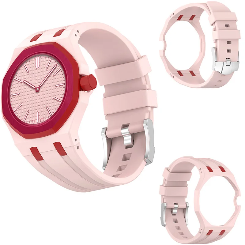 Original weiches Silikonarmband + PC-Gehäuse für Swatch X Ap Royal Pop Swatch Taschenuhr Trendiges integriertes Armband Swatch X Royal Pop – Detail 12