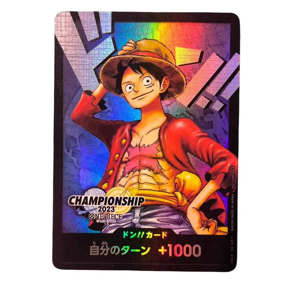 

DIY ONE PIECE Championships Monkey D. Luffy Original Series Color Flash Card Anime Peripheral Game Collection Card Holiday Gift