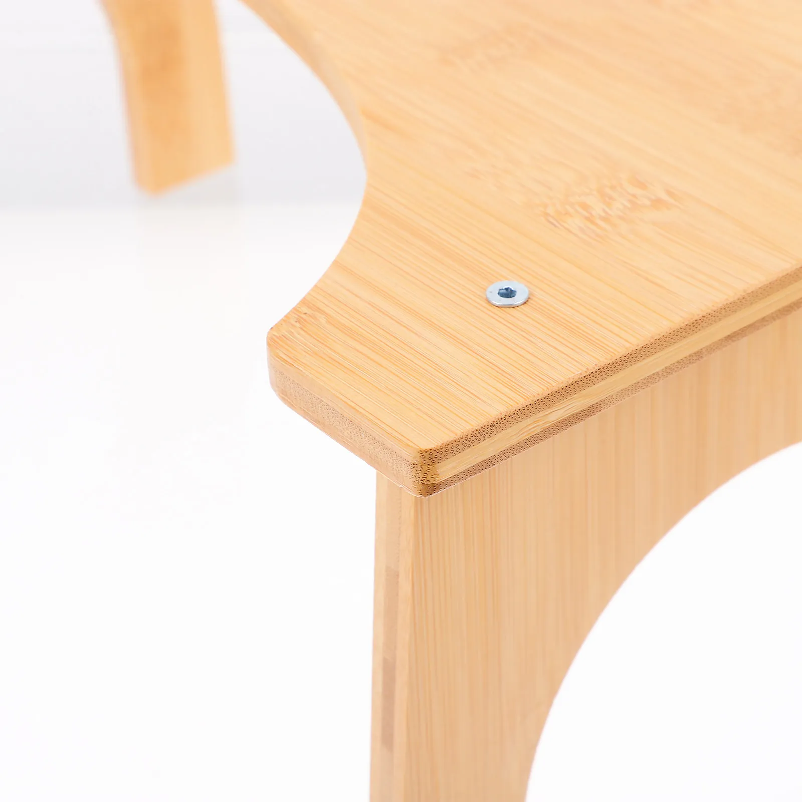 Wooden Toilet Stool Solid Wood Squat Step Stool Bathroom Footrest for Better Pooping Squaty Potty Step Up Toilet Trainer view 4