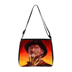 Borsa con personaggio del film horror Jason / Michael Myers / Freddy Krueger / Chuck Borse sotto le ascelle Borsa tote da donna Borse a tracolla alla moda