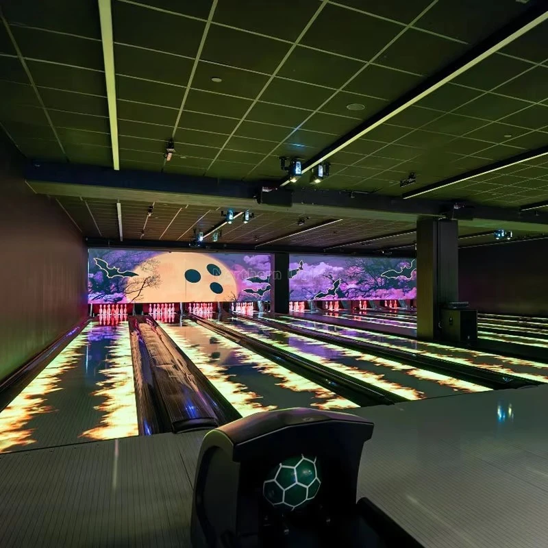 Hot Sale Indoor Interactive Floor Projection Bowling Games Equipment Kids Play Alley