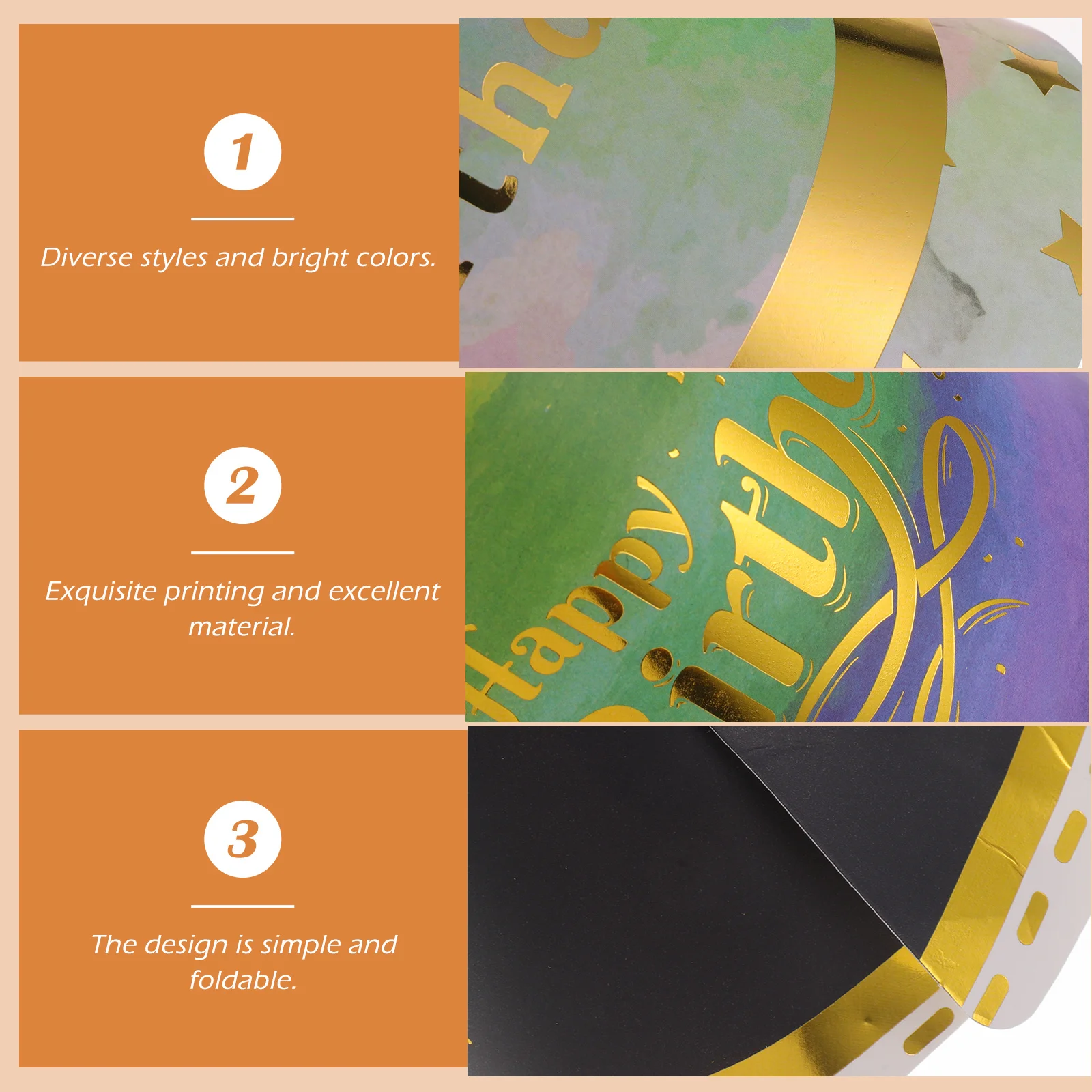 

8 Pcs Cone Party Hat Hats Birthday for Classroom Small Happy Headwear