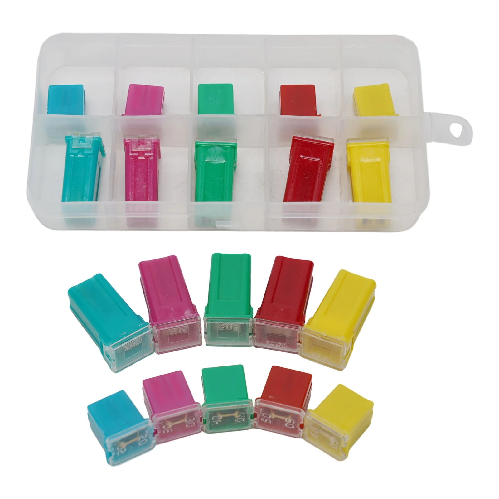 

Automotive Square Fuse Pack 20A 30A 40A 50A 60A for Cars and Trucks Fuse Panels and Wiring Harnesses DC 12 32V