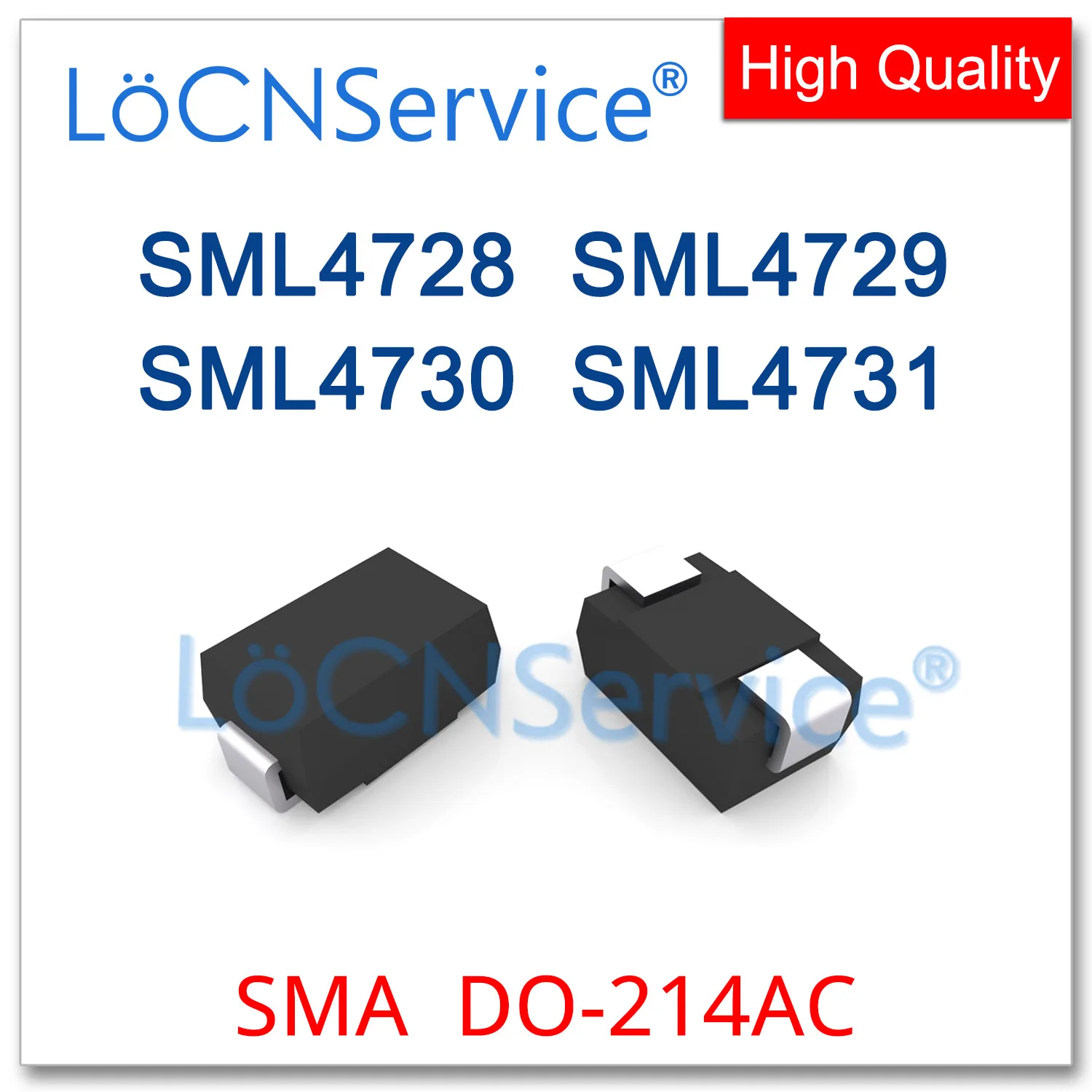 LoCNService 200PCS 1800PCS SML4728 SML4729 SML4730 SML4731 DO-214AC High quality SML SMD SMA