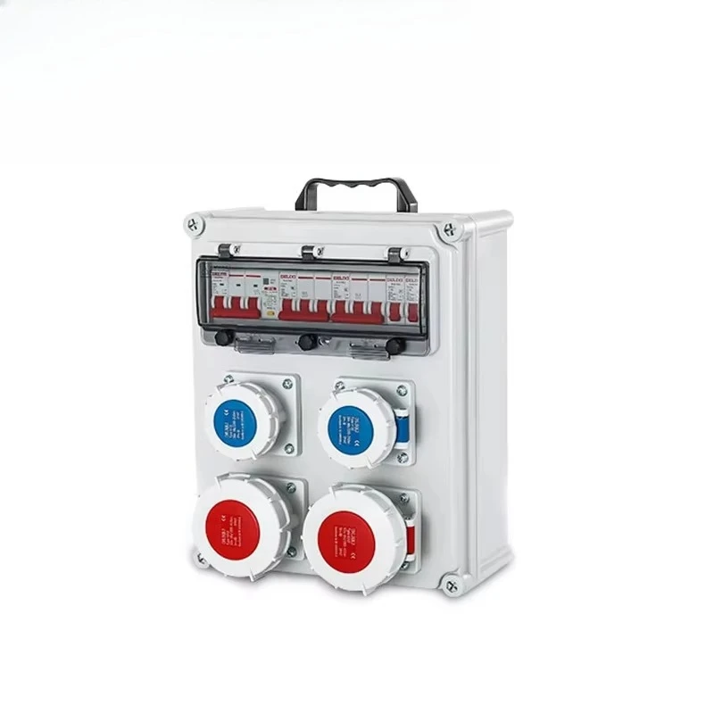 Socket box outdoor wall-mounted complete set of power distribution equipment portable