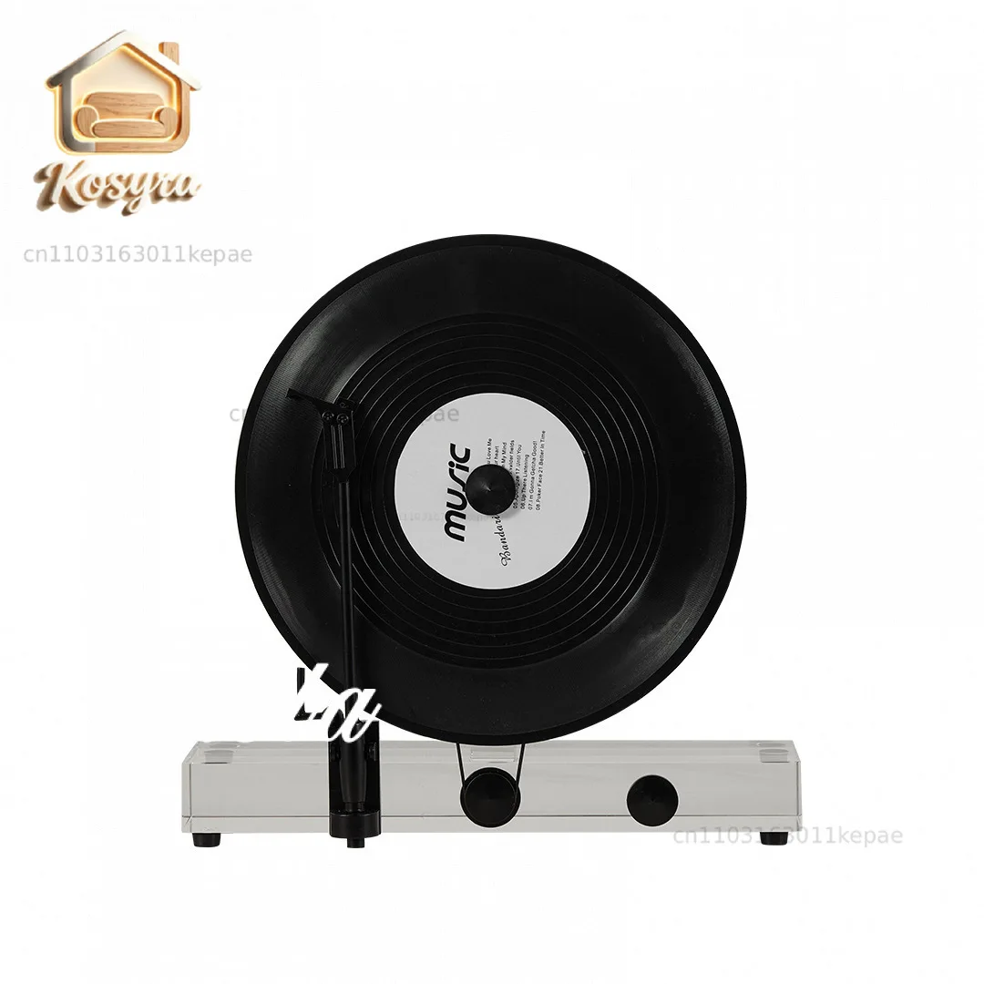 Italian simple living room TV cabinet study wine cabinet phonograph ornament hotel model entrance handicrafts