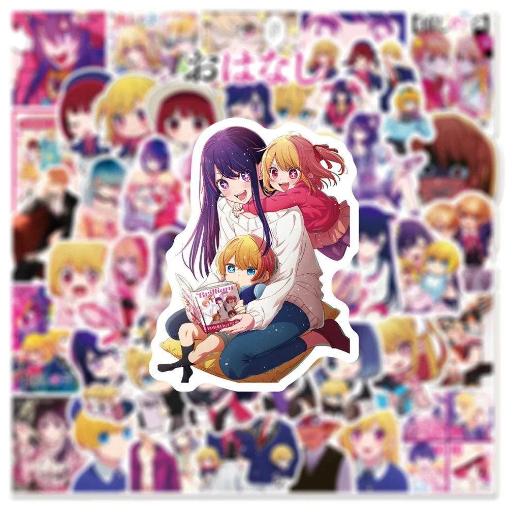 10/30/50 pz OSHI NO KO Cartoon Hoshino Ai Stickers Kawaii Anime Girl Hoshino Rubii Sticker Diary Phone Cute Graffiti decalcomanie Pack