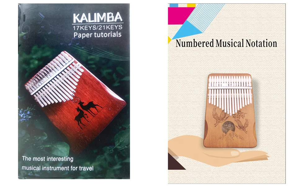 Lydesy 17-Tasten Kalimba Daumenklavier-Set, Manuell Gestimmt, Tragbares Fingerklavier, Geschenk für Kinder und Erwachsene, Anfänger, Festival, Geburtstag – Detail 8