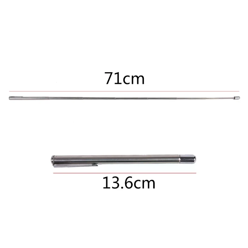 Silver Retractable Handheld Classroom Blackboard Whiteboard Teacher Pointer SP