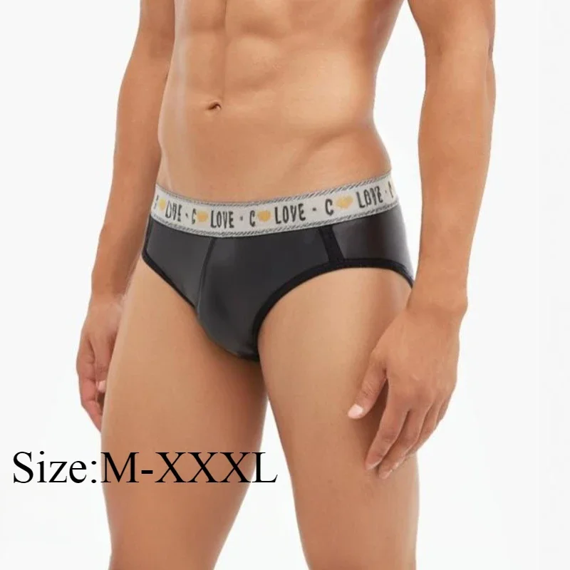 XS XXXL Sexy Men Underwear Soft Latex Wateproof T-Briefs DJ Club Bar Show Dance Private Parties Lingerie Panty Fetish Briefs Gay