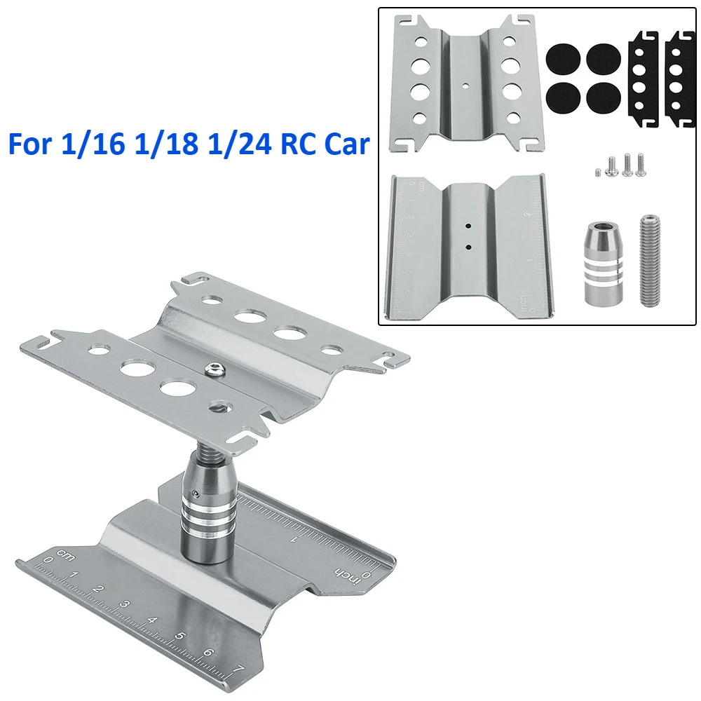 RC Auto's Gereedschap Verhogingswerkstandaard Montageplatform 360 Graden Draaibaar Reparatiestation voor 1/8 1/10 1/18 1/24 Buggy Crawler Auto