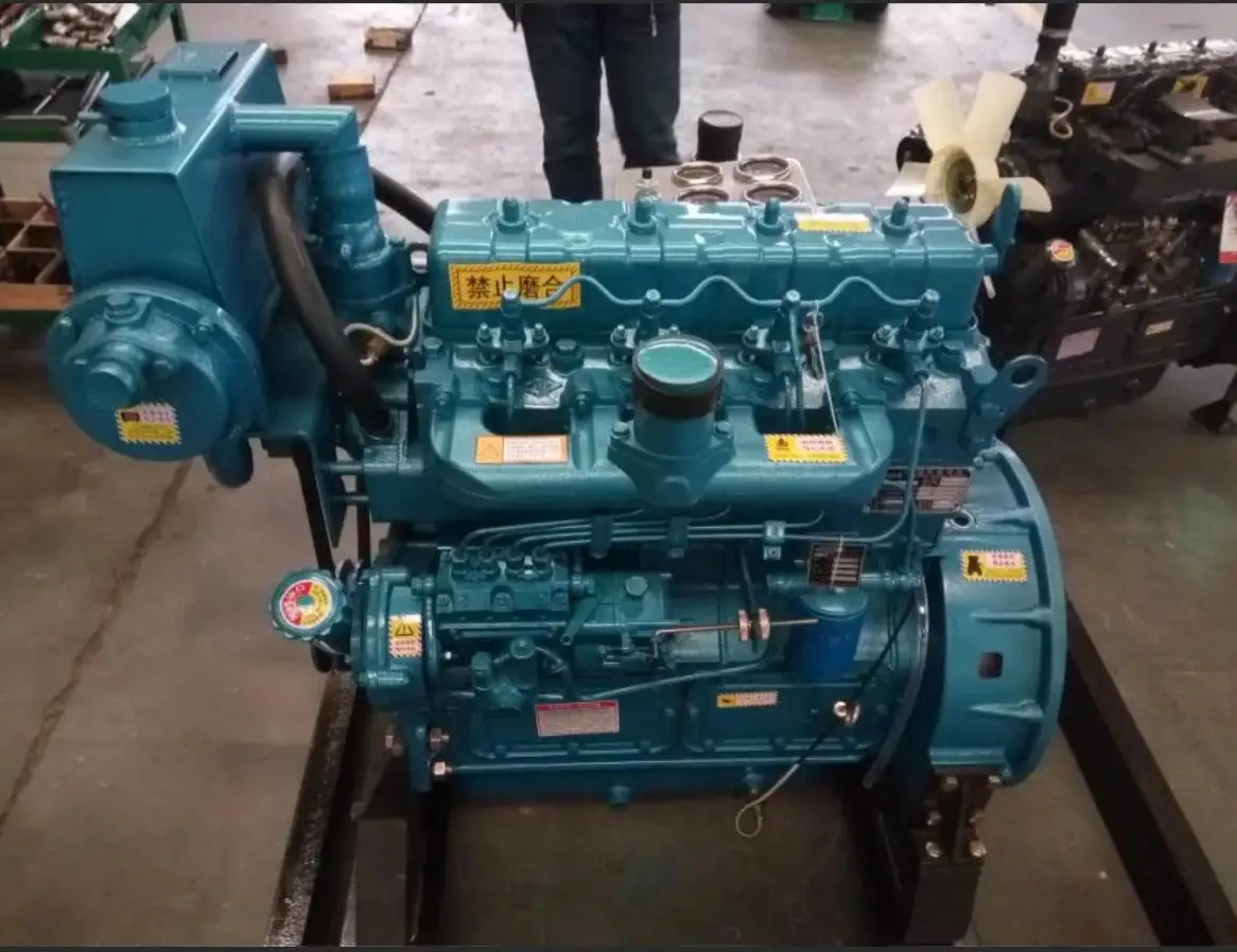 Weifang marine diesel engine 55kva 60Hp 44kw 4 cylinder 2000rmp water cooled ZH4102C ship diesel engine for sale made in China