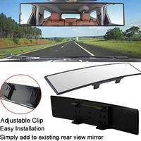 Universal Panoramic Car Interior Mirrors Rear View Mirror Wide Angle Rear View Mirror with Clip on Installation Rearview Mirror