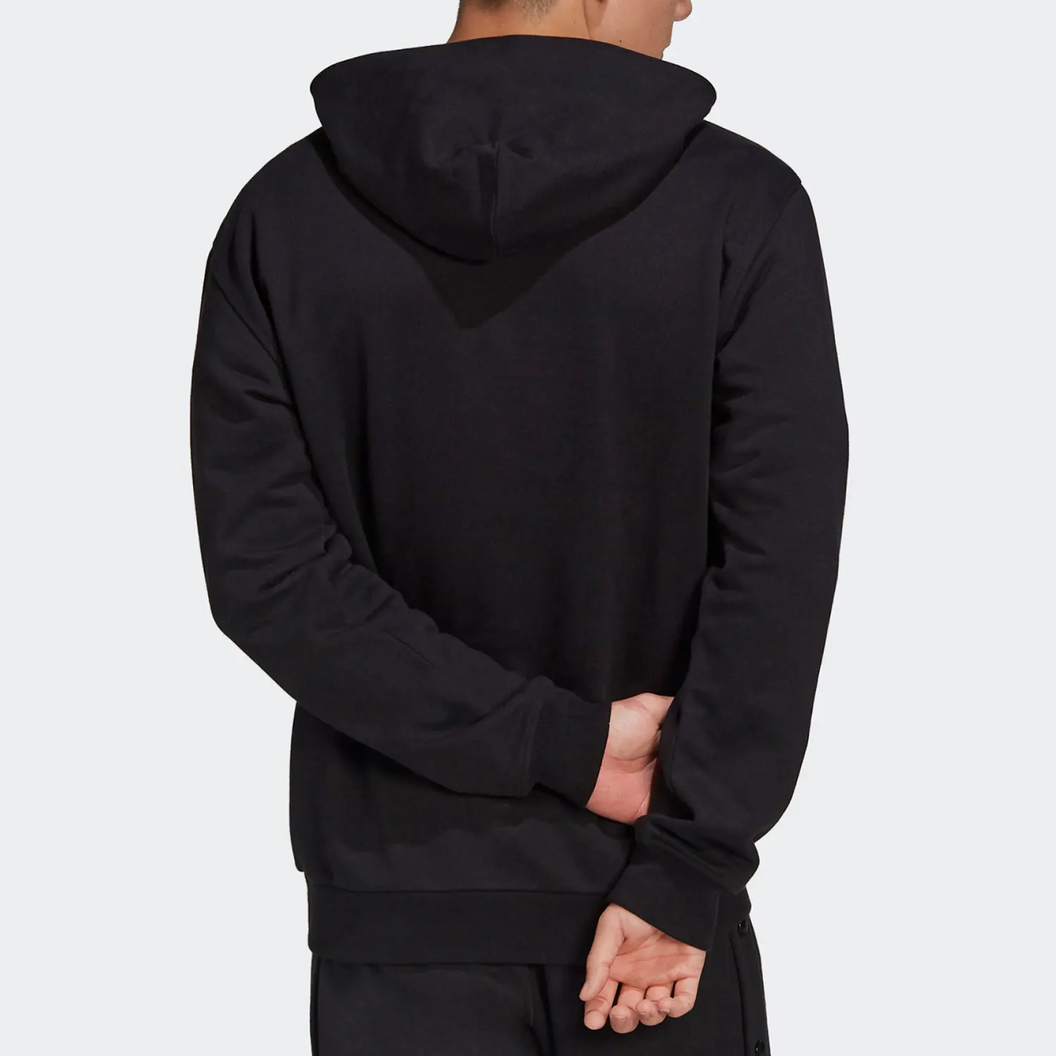 هوديي رياضي فضفاض للرجال من Adidas Official Original Three Stripes HN0381