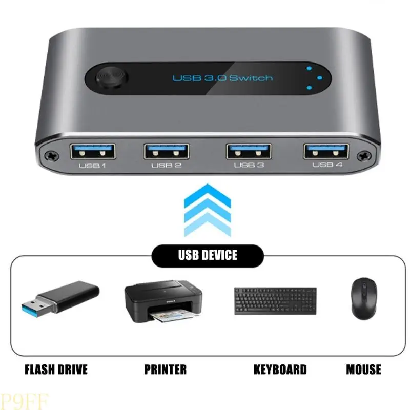 CS1W Eficiente Switch USB CIMPLAÇÃO 2 COMPUTADORES Compartilhe 4 USB3.0 Porta USB Seletor