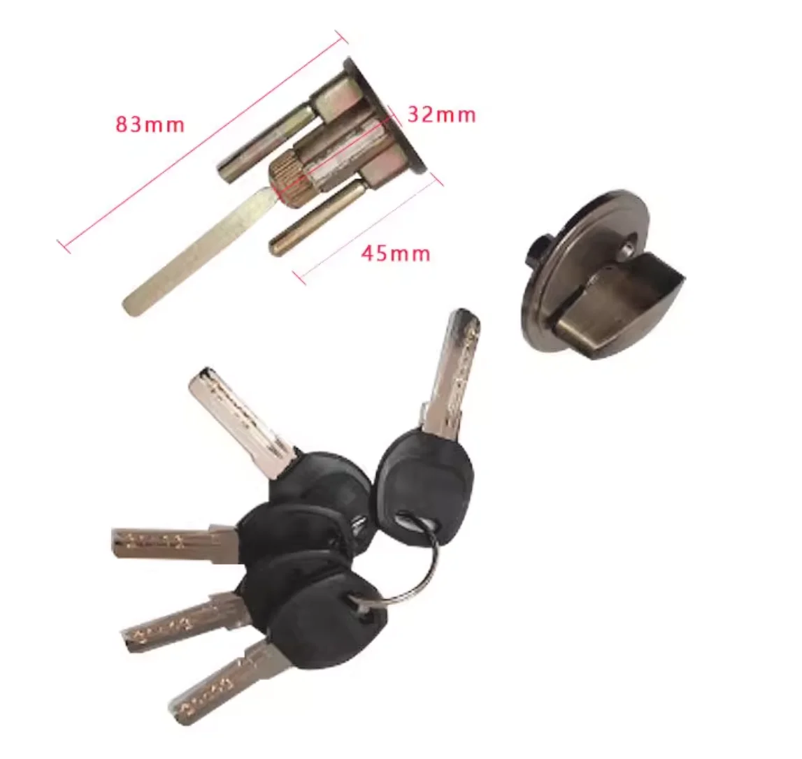 Classic Zinc Antique Bronze Door Lockset