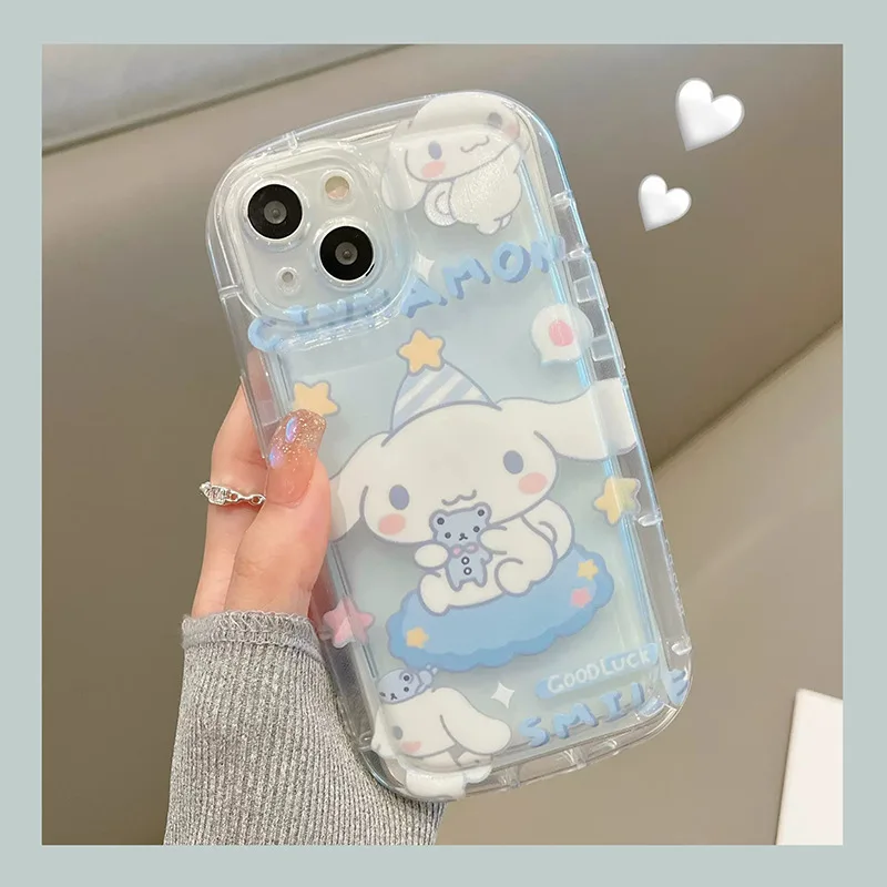 Hello Kitty Sanrio cinnamoroll kuromi pochacco melody Phone Case For iPhone 16 15 14 13 12 11 Pro Max 16 Plus Case cartoon Cover