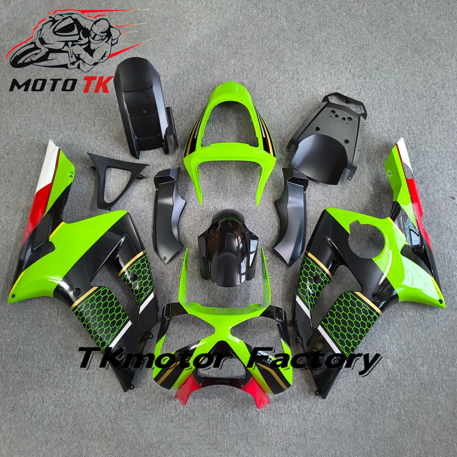 Multiple Choice Motorcycle Fairing Kits For Kawasaki Ninja ZX-6R 03 04 ZX 6R ZX6R 636 2003 2004 ABS Black Bodywork Set