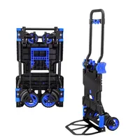 Purpose Household Trolley Folding Portable Four-Wheel Flatbed Truck trans foam cart portable flatbed truck