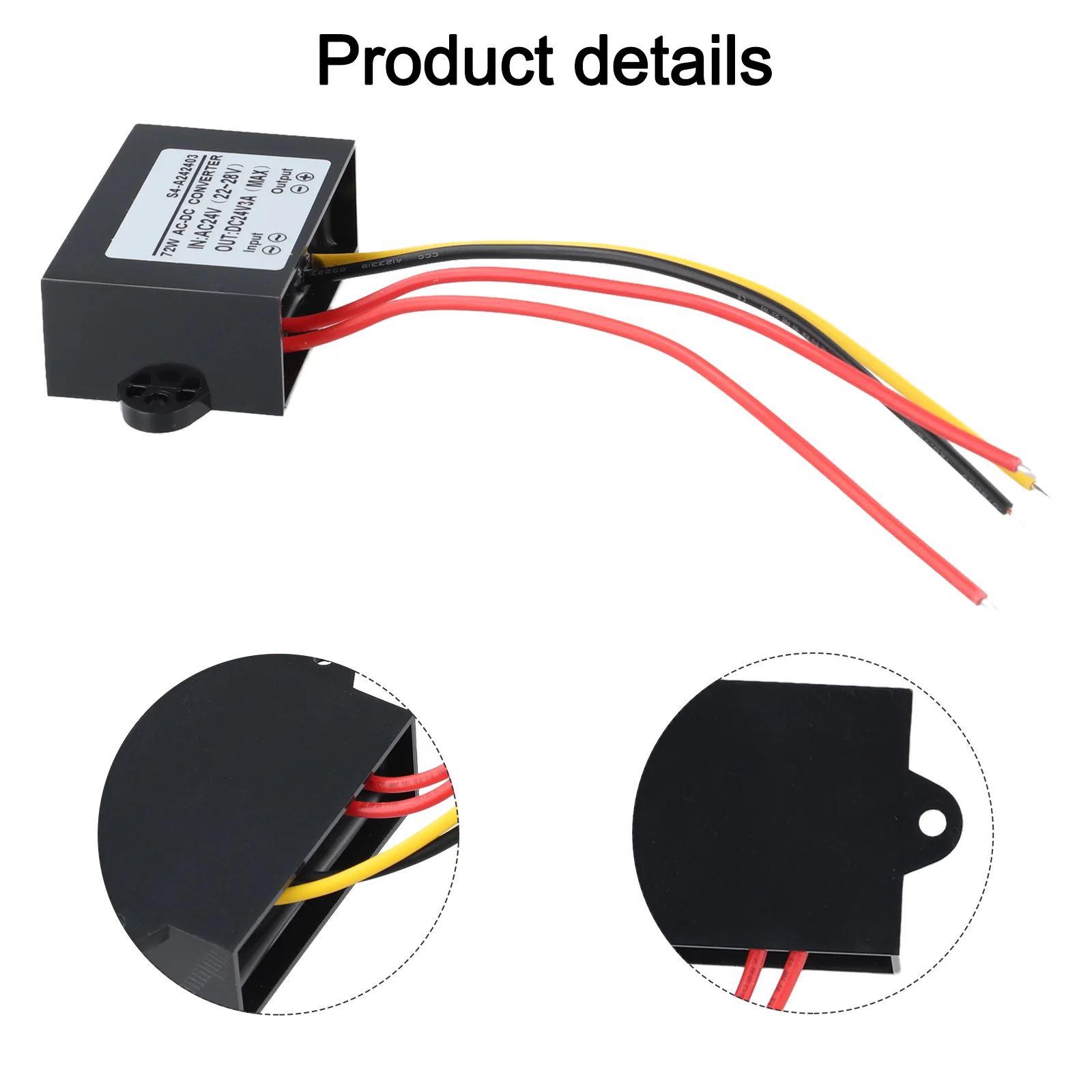 For Car Audio Systems Smart Chip Protection Voltage Regulator Heavy Rains Outdoor Use Conversion Efficiency 95