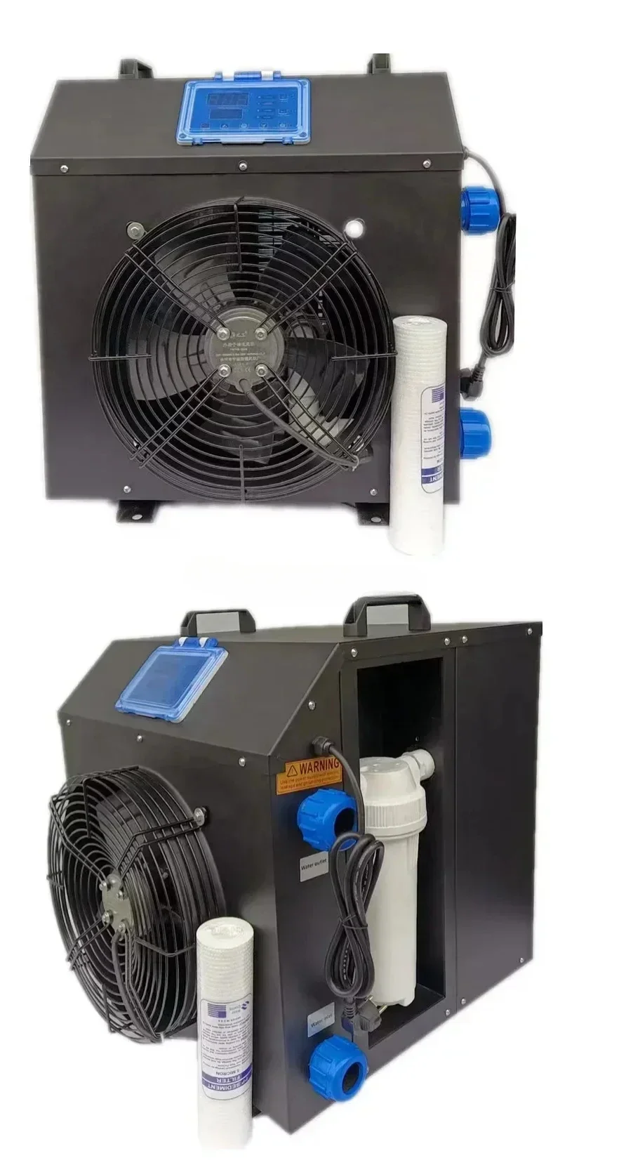 Customized 1HP 1.5HP 2HP Recirculating Ice Bath System Cooled Water Chiller with Filter Ilter  Pump UV Ozone