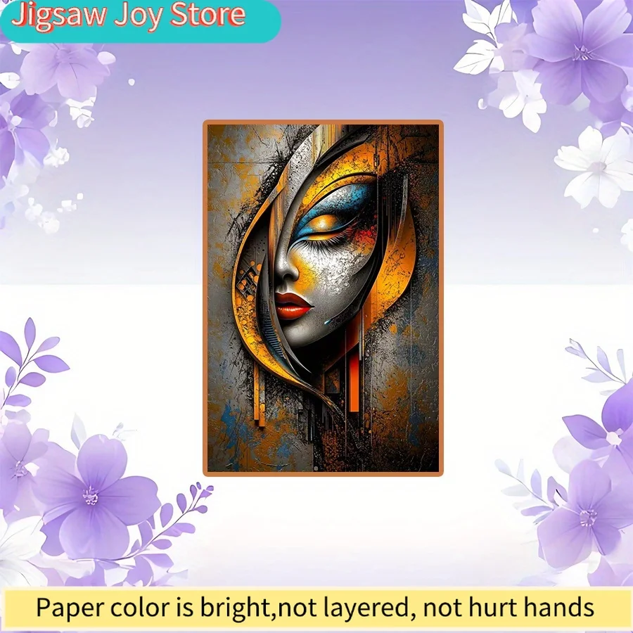 

Набор для алмазной вышивки 5D, дизайн «Лицо», головоломка для взрослых, креативный подарок для снятия стресса, идеально подходит для декора стен дома