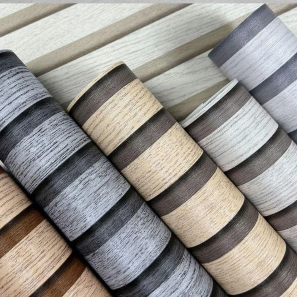 Wood Grain Striped Wallpaper Self Adhesive Waterproof and Oil Proof Wallpaper Home Decoration Items Decorative Wall Stickers