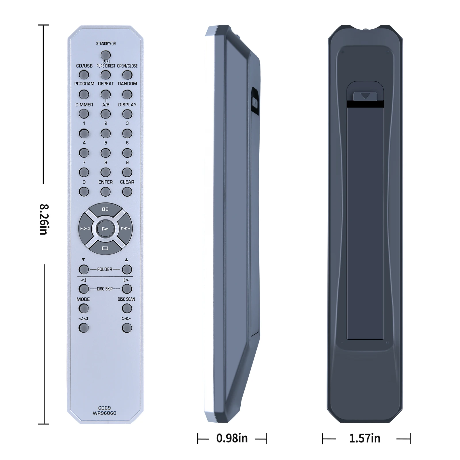 New WR96060 Remote Control For Yamaha CD Player CDC9 CDC600