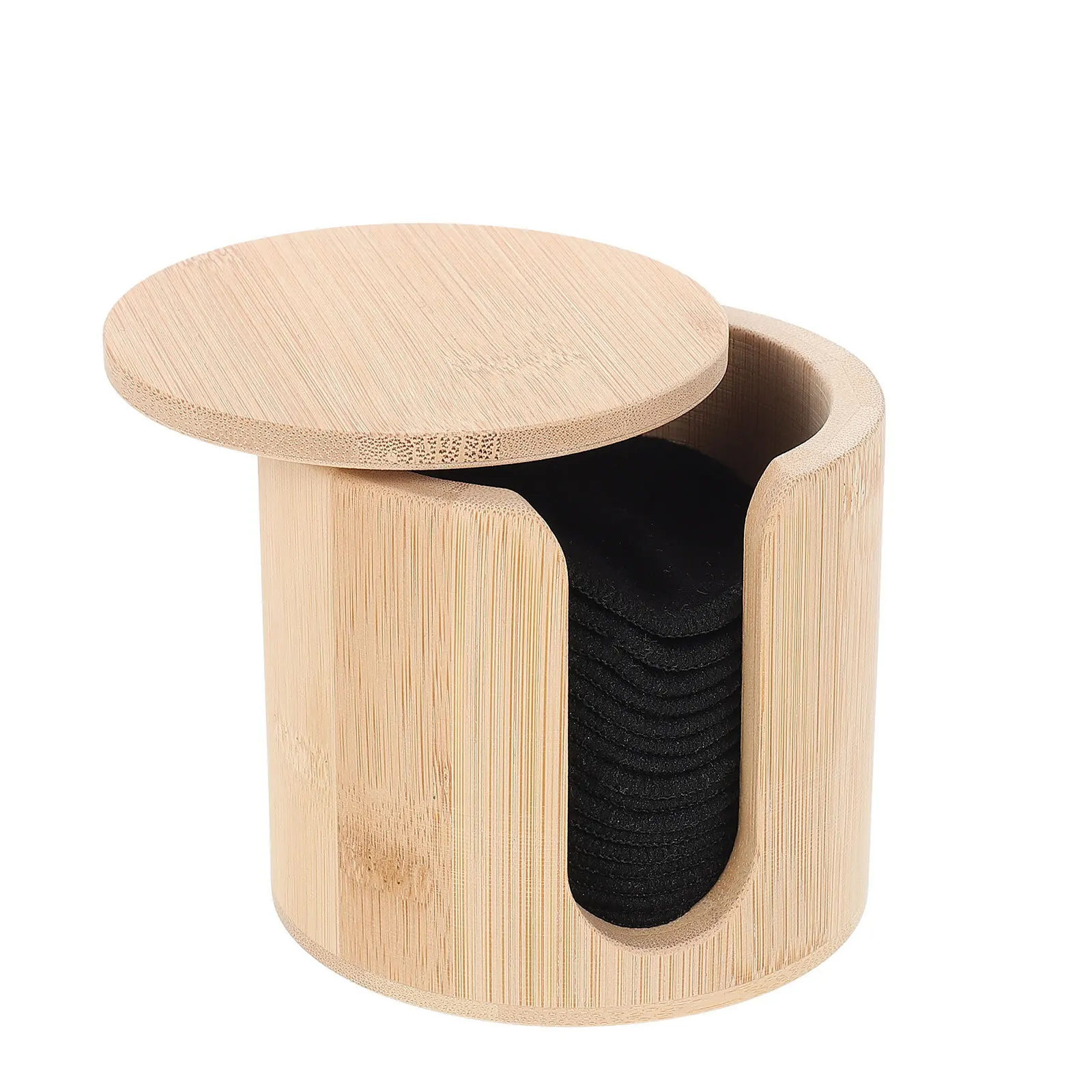 Coussinets faciaux en Fiber de bambou souple, 16 pièces, démaquillant réutilisable, respirant, nettoyage en profondeur des Pores, élimine les cellules de la peau morte, Eco