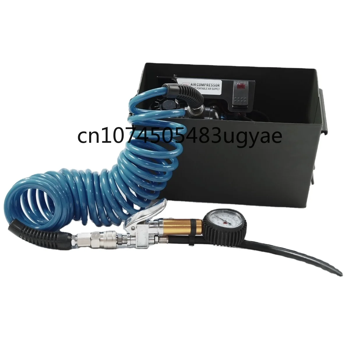 12V Arc Air Compressor Car Truck Tools 4x4 Car Tire Pump Off Road Plastic Box