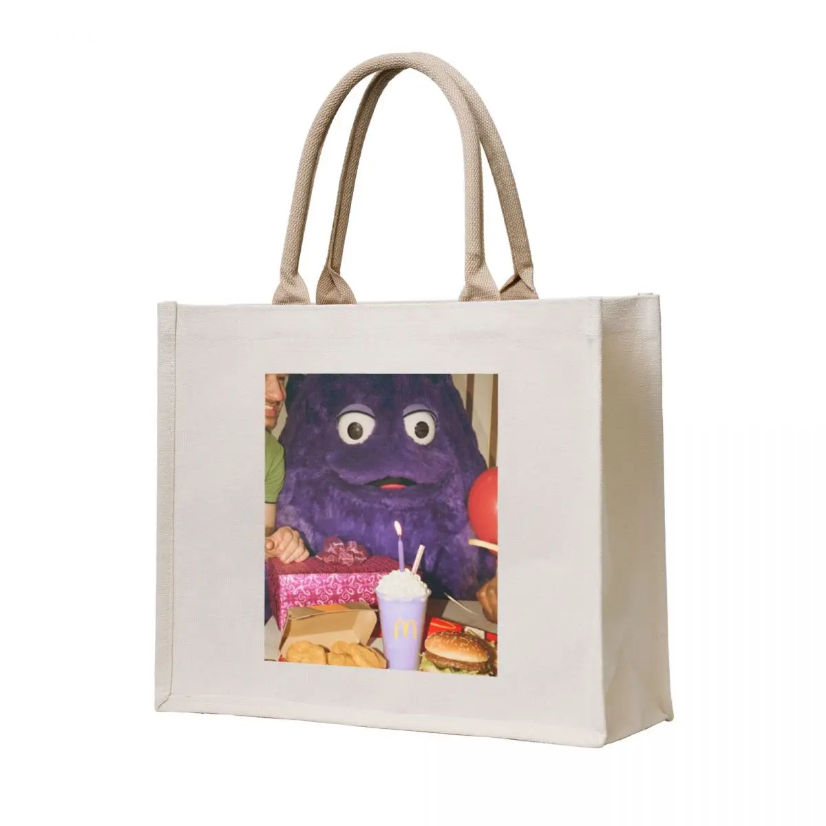 

Creepiest Grimace's Birthday Tote Bag Women's tote bag canvas tote shopper bags for women