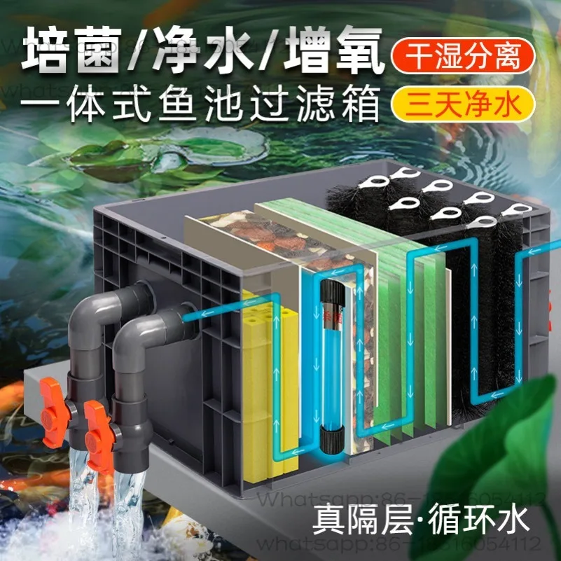 Fish Tank Filter Large Outdoor Water Circulation System Household Fish Tank Filter Box Homemade