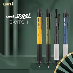 Uni A-Gel Switch mechaniczny uchwyt na ołówek i Kuru Toga automatyczny podwójny tryb obrotowy przeciwzmęczeniowy lapiseira papeterie do rysowania