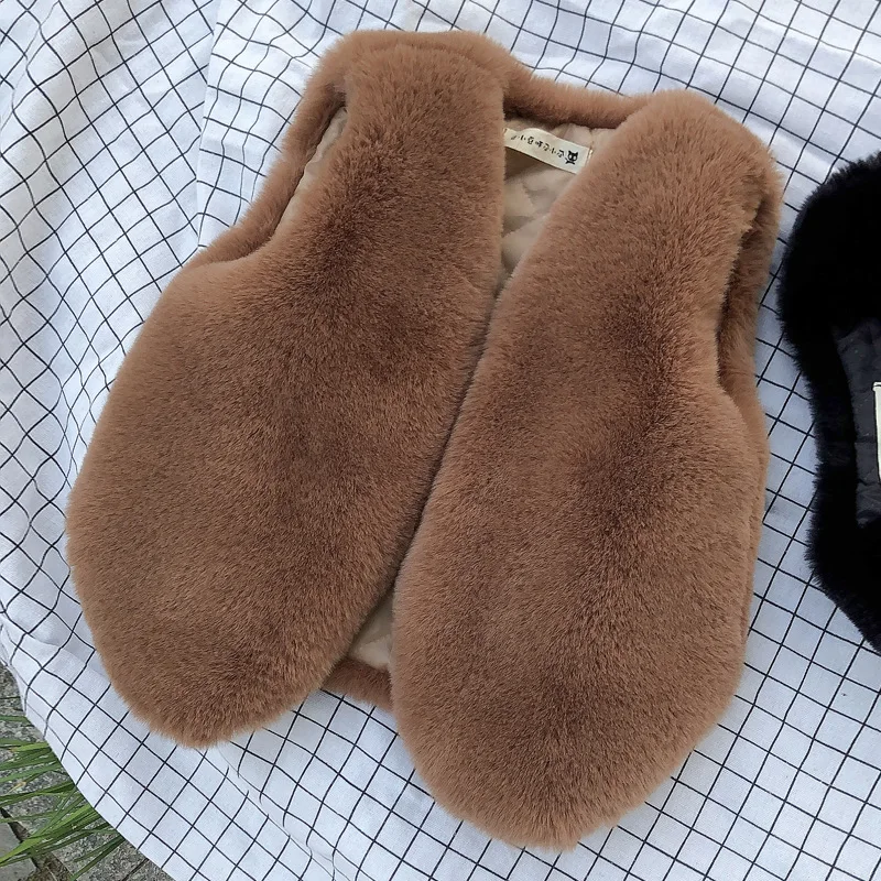 Children's Vest Plush Men And Women's Spring And Autumn Winter Vest Cotton Clip Solid Cute Windproof Warm Coat image 4