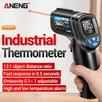ANENG TH104 Infrared Gun -50~550℃ IR laser Sensor Thermometer Handheld Temperature Thermal Imager VA Screen Meter Pyrometer Tool
