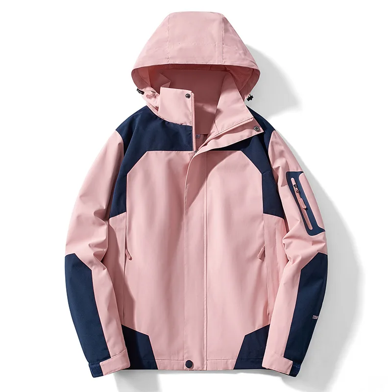 2024 new Jacket Men Women Protection Clothing Waterproof and Windproof Hooded Coats Clothe Quick Dry Windbreaker Pocket Camping