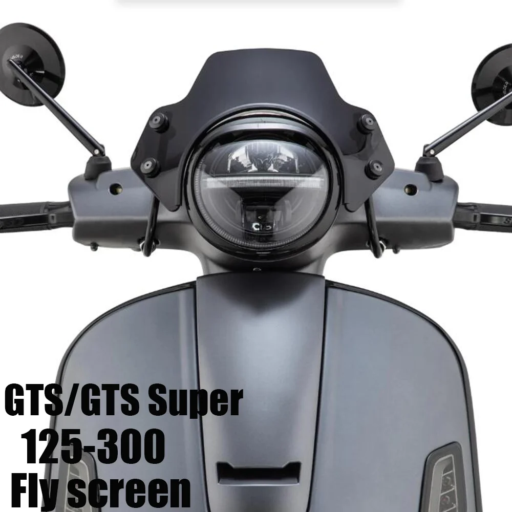 

For Vespa GTS 125 GTS 250 GTS 300 Super 125-300 Accessories Windshield For Vespa GTS300 GTS250 GTS125 Flyscreen Windshield