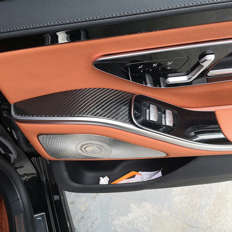 

Suitable for Mercedes-Benz S-Class W223 armrest panel dry carbon true carbon fiber interior modification