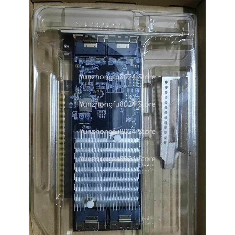 PCIe Expansion Card, PLX8749 Master, 4 SFF8654 X8 Interfaces