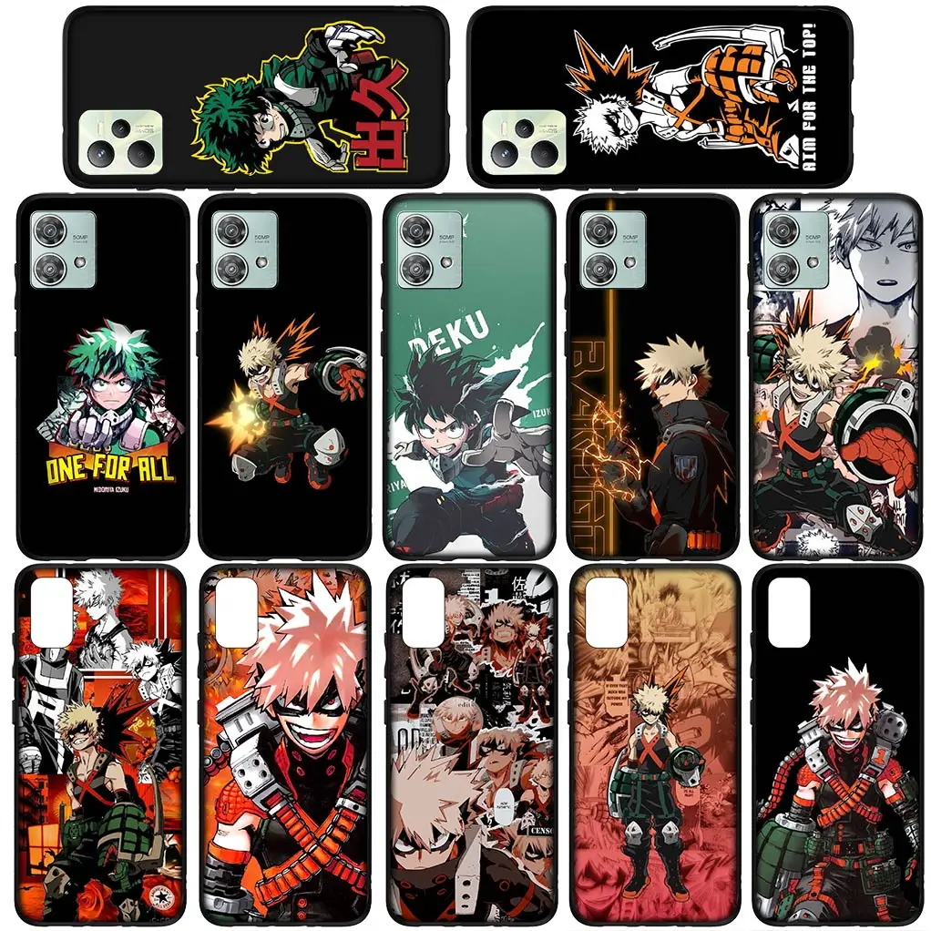 Bakugou Katsuki My Hero Academia Midoriya Izuku Phone Case for Xiaomi Redmi Note 13 13C A3 A3X Mi POCO F6 F5 X6 Pro + 5G 4G