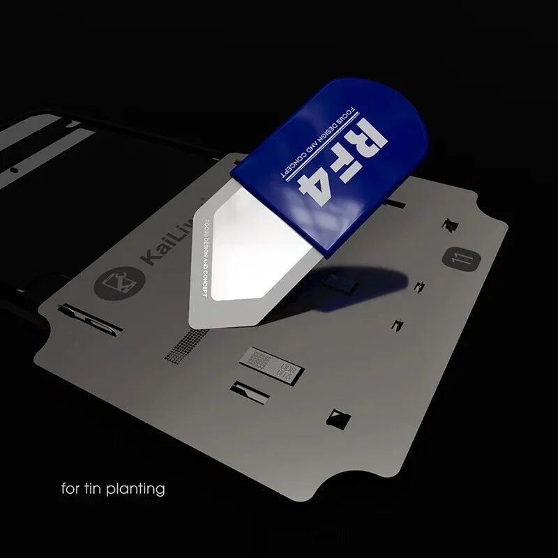 4Pcs/Set RF4 Multi-Function Disassembly Blade Combination Set Ultra-Thin Steel Opening Pry Disassembly Side Screen Metal Crowbar