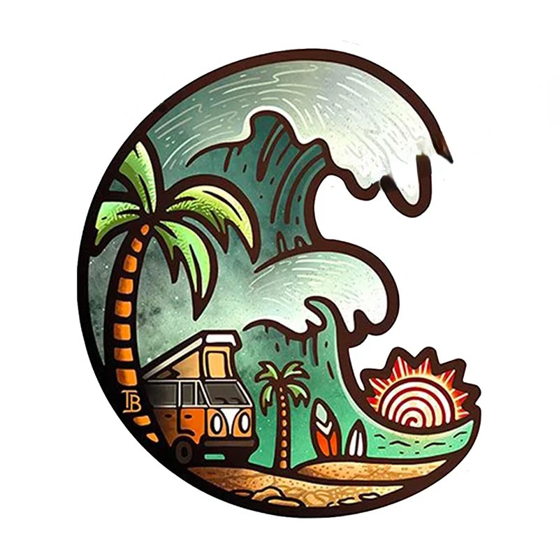 

Персонализированные, модные и юмористические автомобильные самоклеящиеся наклейки, которые могут быть изготовлены по индивидуальному заказу с различными узорами и размерами.