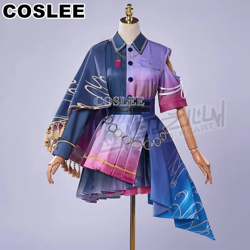 COSLEE Project Sekai Cosplay Kostuum PJSK 4th Anniversary Vrouwen Mannen Mooie Feestjurk Uniform Halloween Outfit XS-XXL Nieuwe