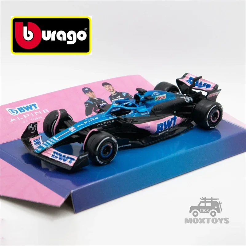 Bburago 1:43 2023 BWT Alpine A523 F1 Team #31 Diecast Model Car