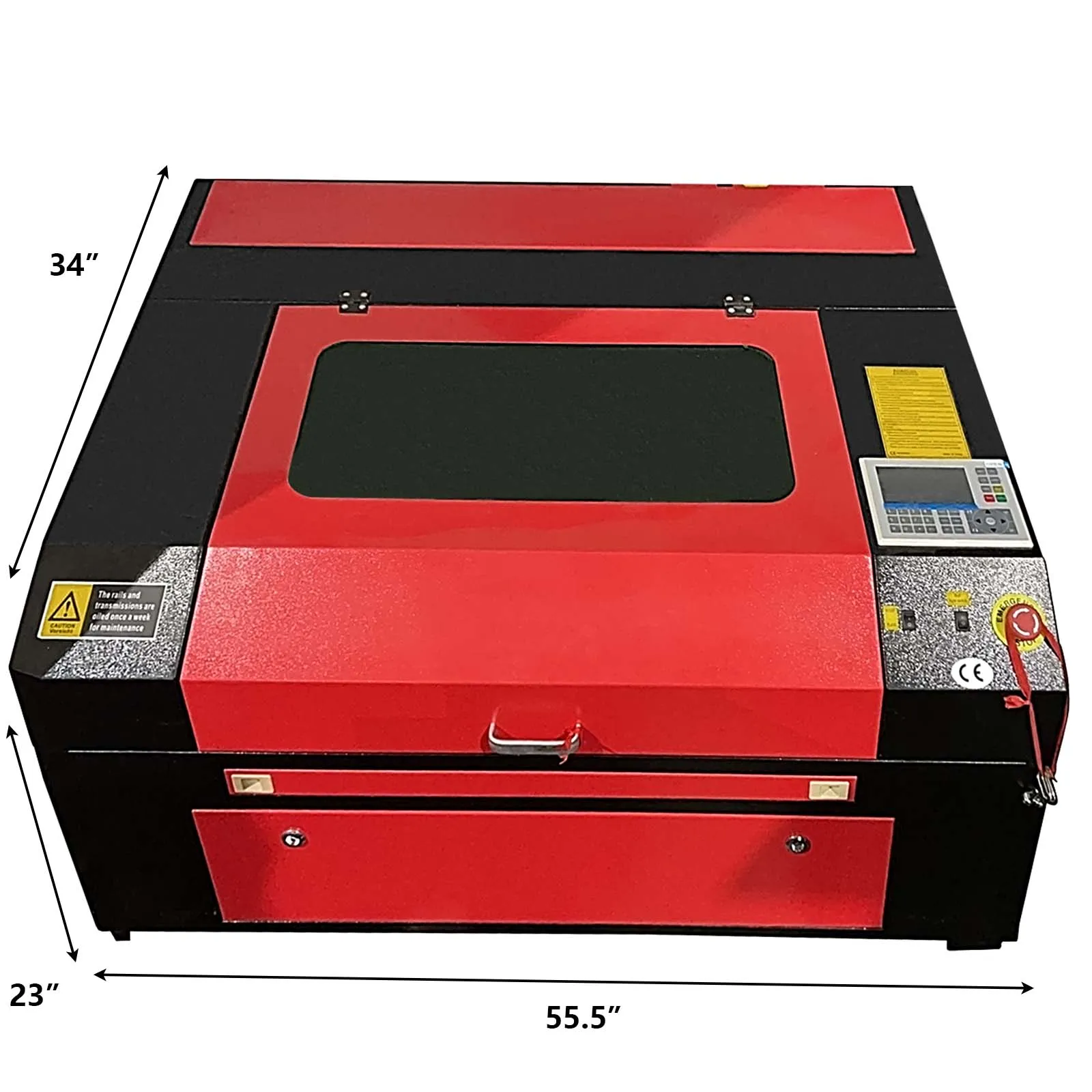 VEVOR Lasergraveerder 60/80/130W CO2 Lasergraveermachine RUIDA Board Compatibel met Lightburn Laser buis Houtbewerking Gereedschap
