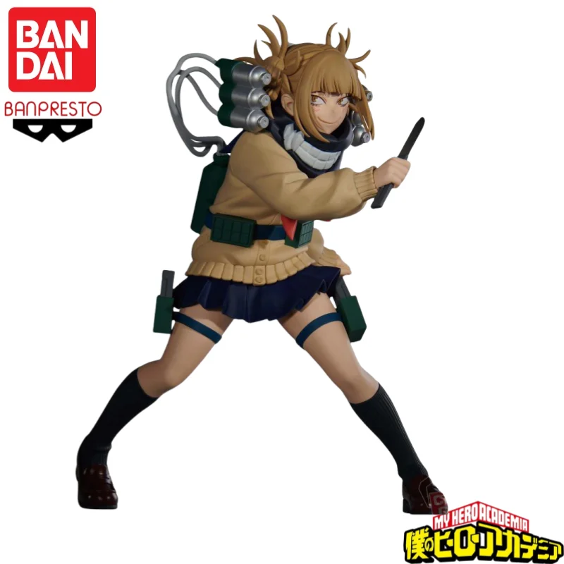 In Stock Original Bandai Banpresto My Hero Academia Toga Himiko Anime Characters Model Toy Birthday Present Garage view 2