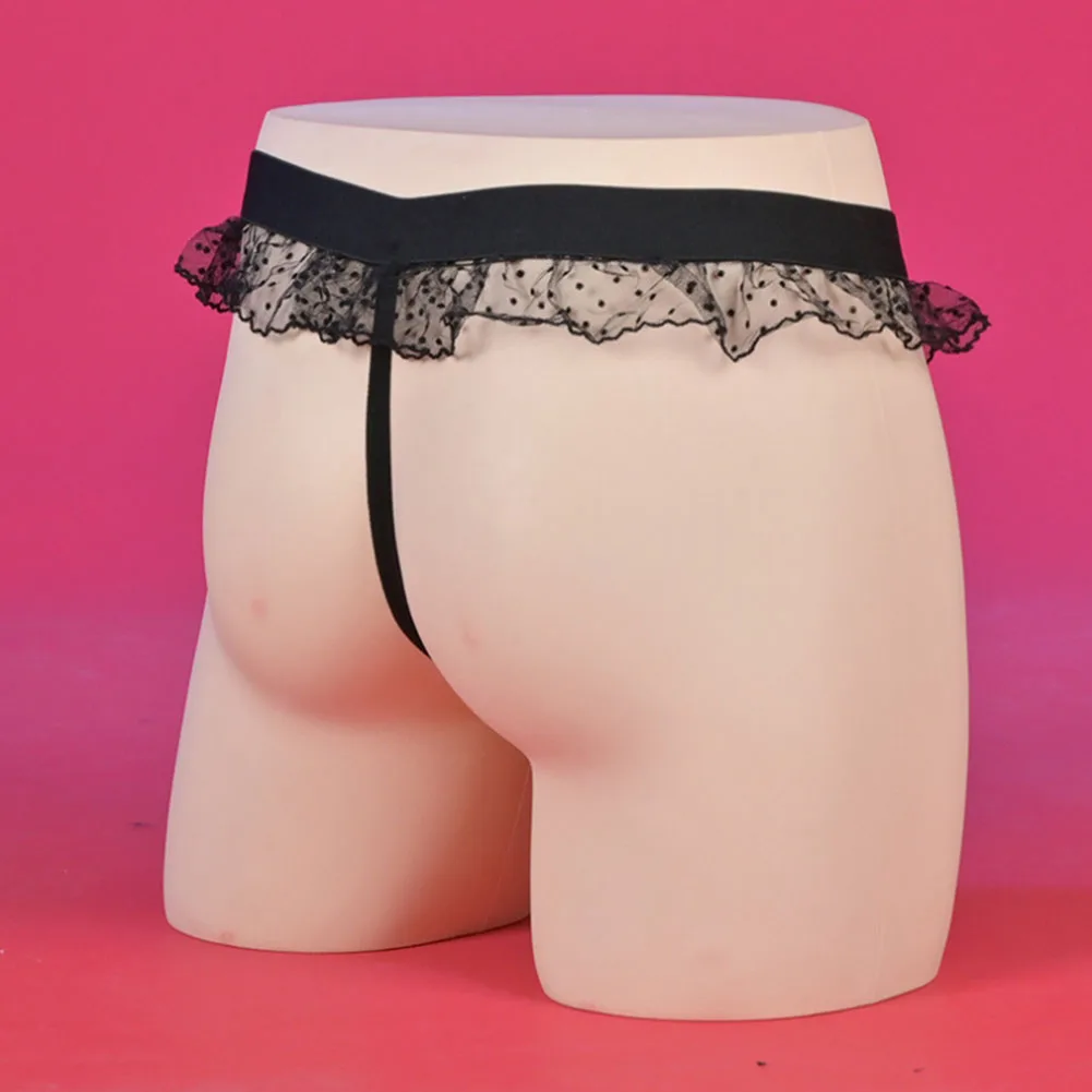 الرجال مثير سيسي ملخصات شبكة الدانتيل انظر من خلال مثلي الجنس سيسي الحقيبة الملابس الداخلية للرجل الساخن منخفضة الخصر سيور g-سلسلة الصيف الرجال سراويل