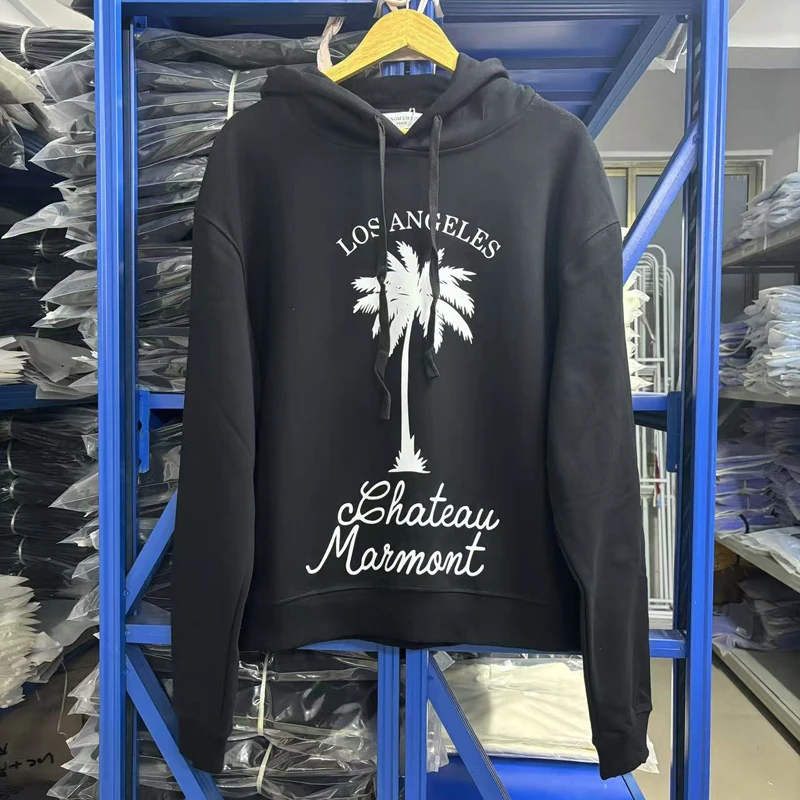 Fall Fashion Brand IH NOM UH NIT Hoodie High Quality Letter Coconut Tree Printed Sweatshirt Men's Women's Loose INUN Pullover